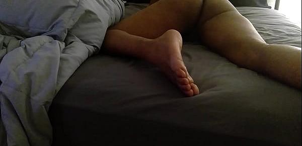  Jerking off while roommate housewife is sleeping